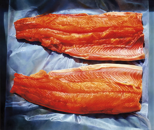 Mary Pratt Prints for Sale: A Collector's Guide to Her Luminous Realism - Split Grilse - 1979 by Mary Pratt
