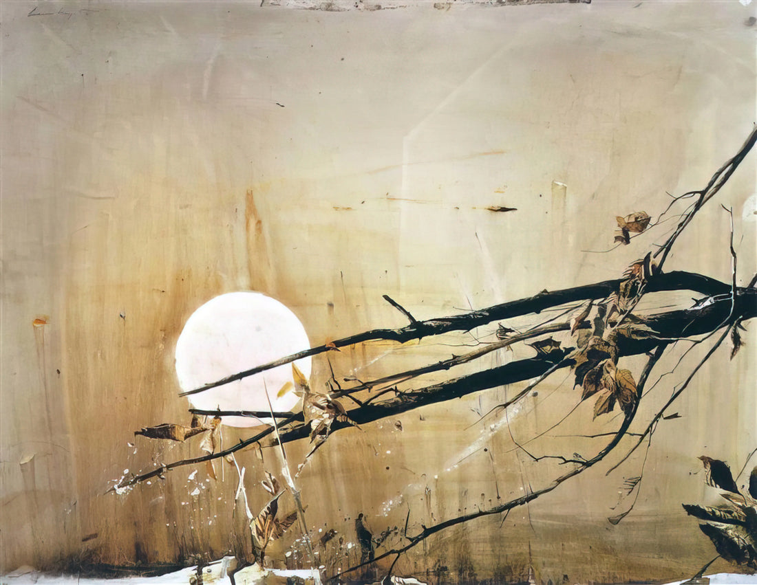 Mary Wyeth: The Overlooked Artist of the Wyeth Dynasty - FULL MOON 1980 by Andrew Wyeth