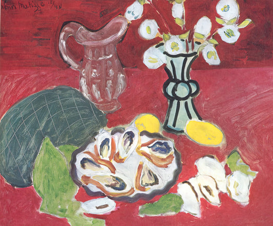 Matisse Art Cut Outs: The Revolutionary Final Chapter of a Master's Career - STILL LIFE WITH SHELLFISH 1940 by Henri Matisse