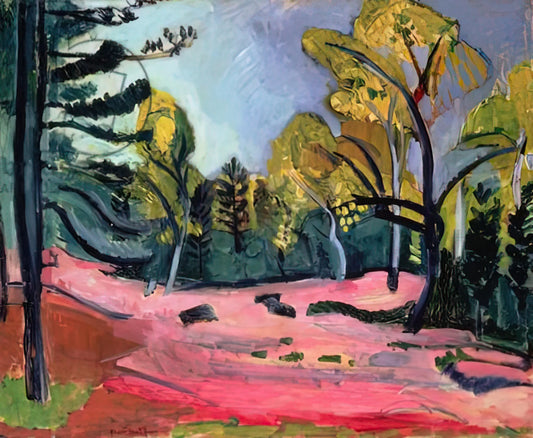Matisse Art: A Masterclass in Color, Emotion, and Modern Expression - LANDSCAPE 1909 by Henri Matisse