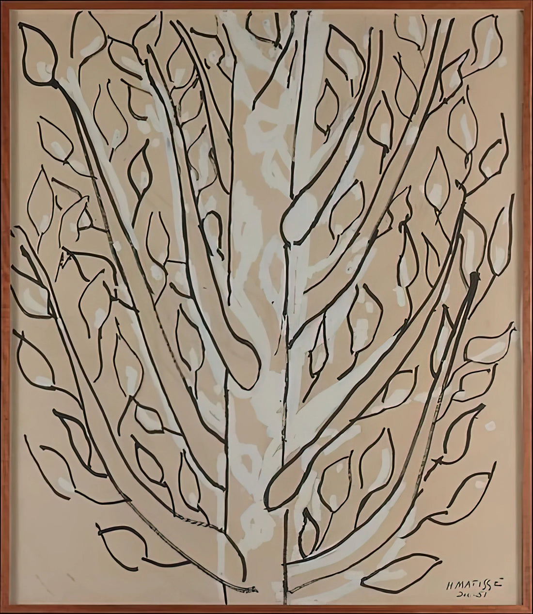 Matisse Artwork for Sale: A Collector's Guide to Acquiring Museum-Quality Prints - THE TREE 1951 by Henri Matisse