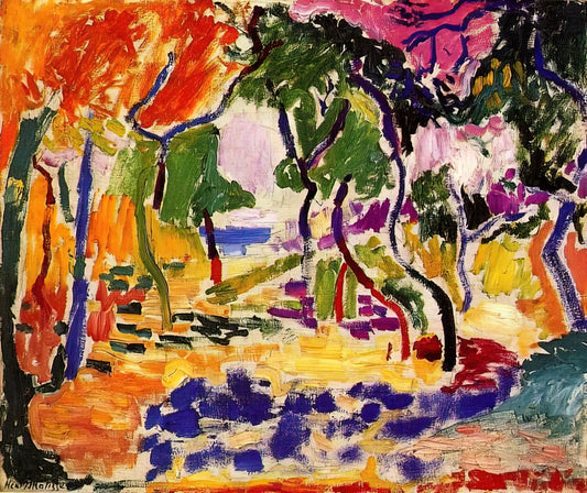 Matisse Cut Outs: A Definitive Guide to Taschen's Masterpiece and the Artist's Final Revolution - COUNTRYSIDE AT COLLIOURE 1905 by Henri Matisse