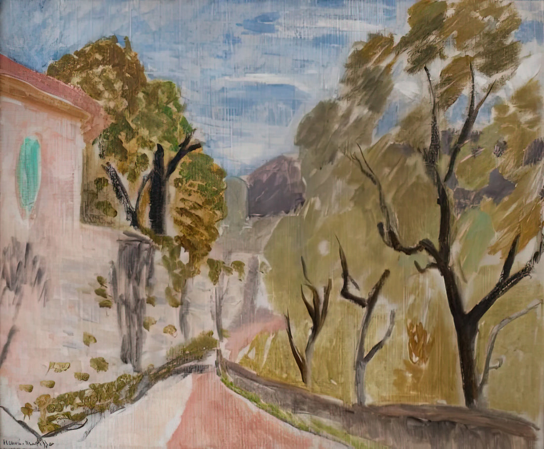 Matisse Katia: The Muse Who Inspired Henri Matisse's Late Masterpieces - PAYSAGE OU RUE DANS LE MIDI 1918 by Henri Matisse