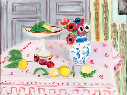 Matisse La Danse Poster: The Iconic Masterpiece That Redefined Modern Art - THE PINK TABLECLOTH 1925 by Henri Matisse