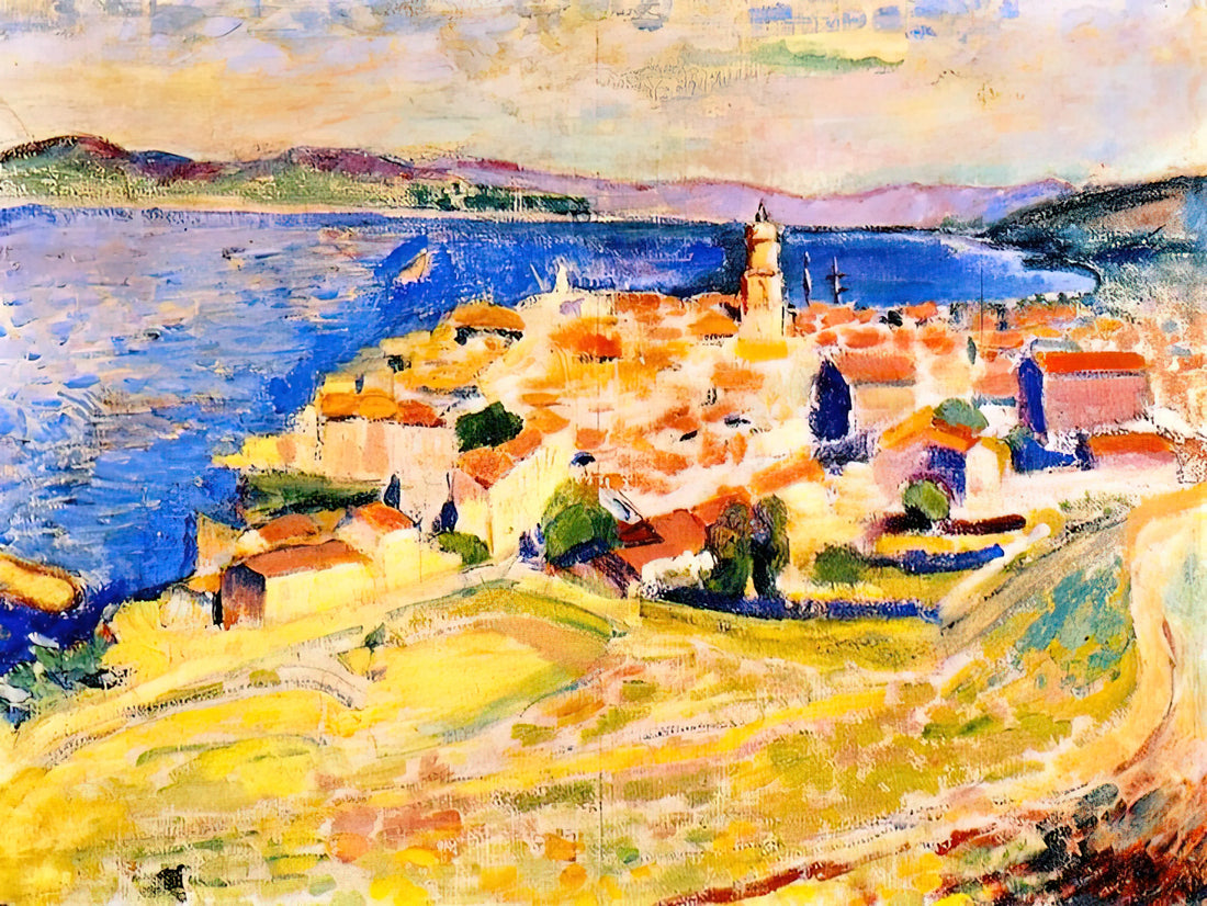 Matisse Plakat Berggruen: The Story Behind a Modernist Masterpiece - VIEW OF SAINT TROPEZ 1904 by Henri Matisse