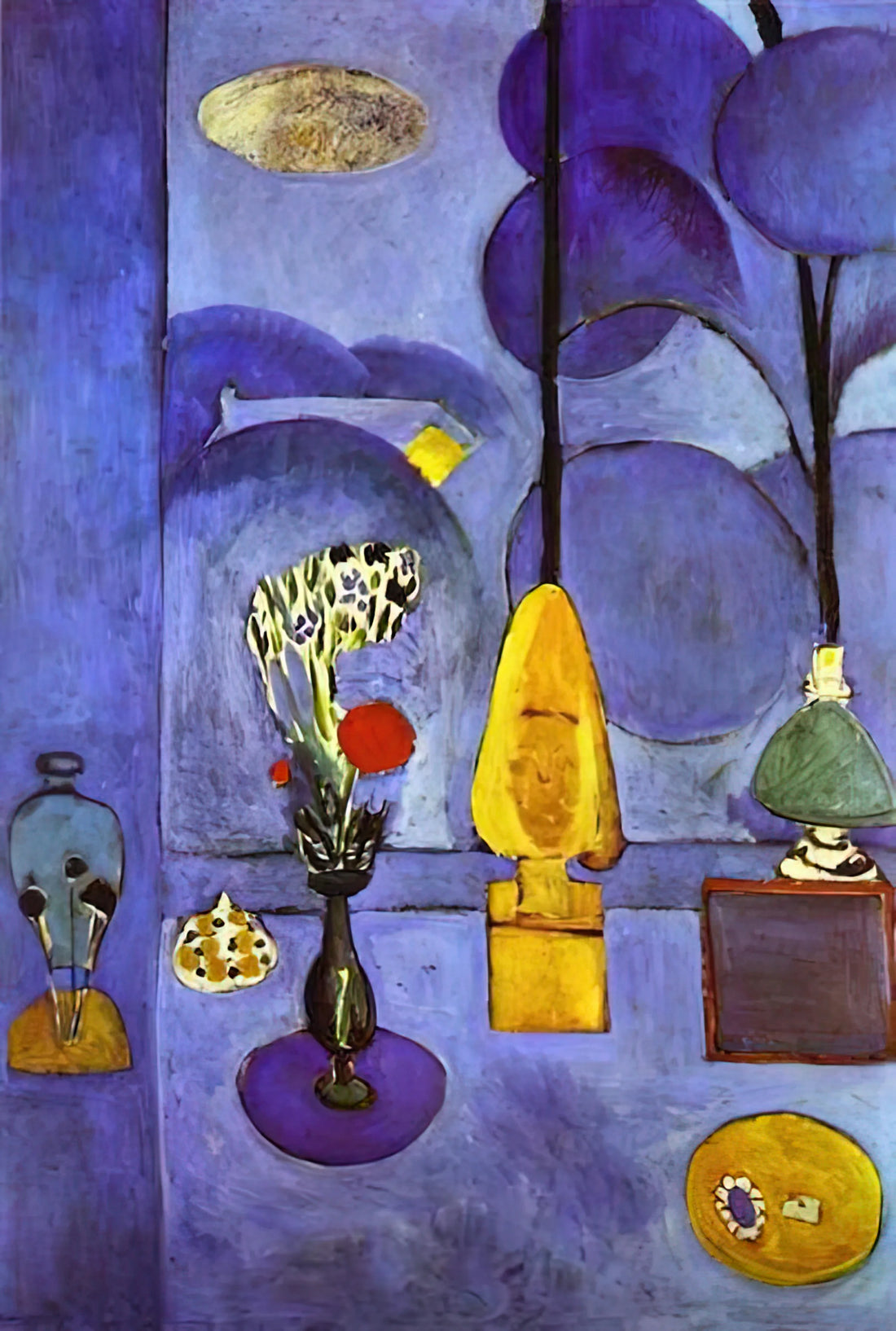 Matisse Portraits: The Revolutionary Human Form in Color and Line - THE BLUE WINDOW 1911 by Henri Matisse