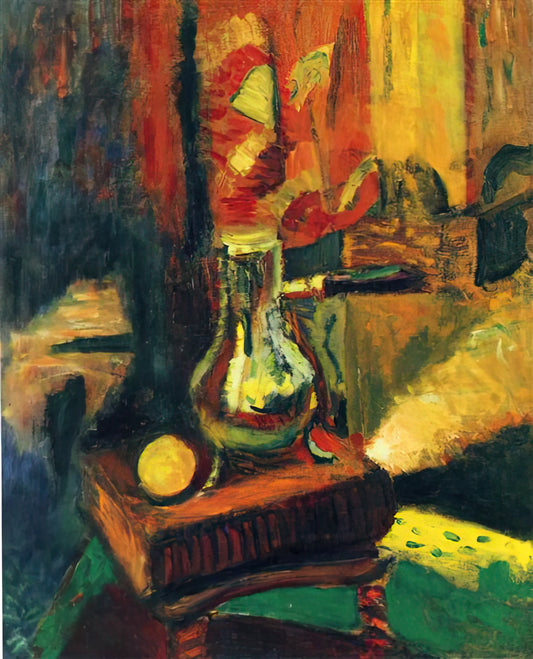 Matisse Sketches Prints: The Essence of Line and Form in Modern Art - STILL LIFE WITH CHOCOLATE POT 1900 by Henri Matisse