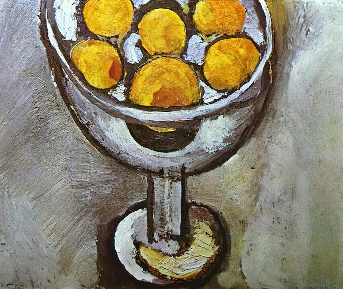 Matisse's The Red Studio at MoMA: A Revolutionary Masterpiece of Color and Space - A VASE WITH ORANGES by Henri Matisse