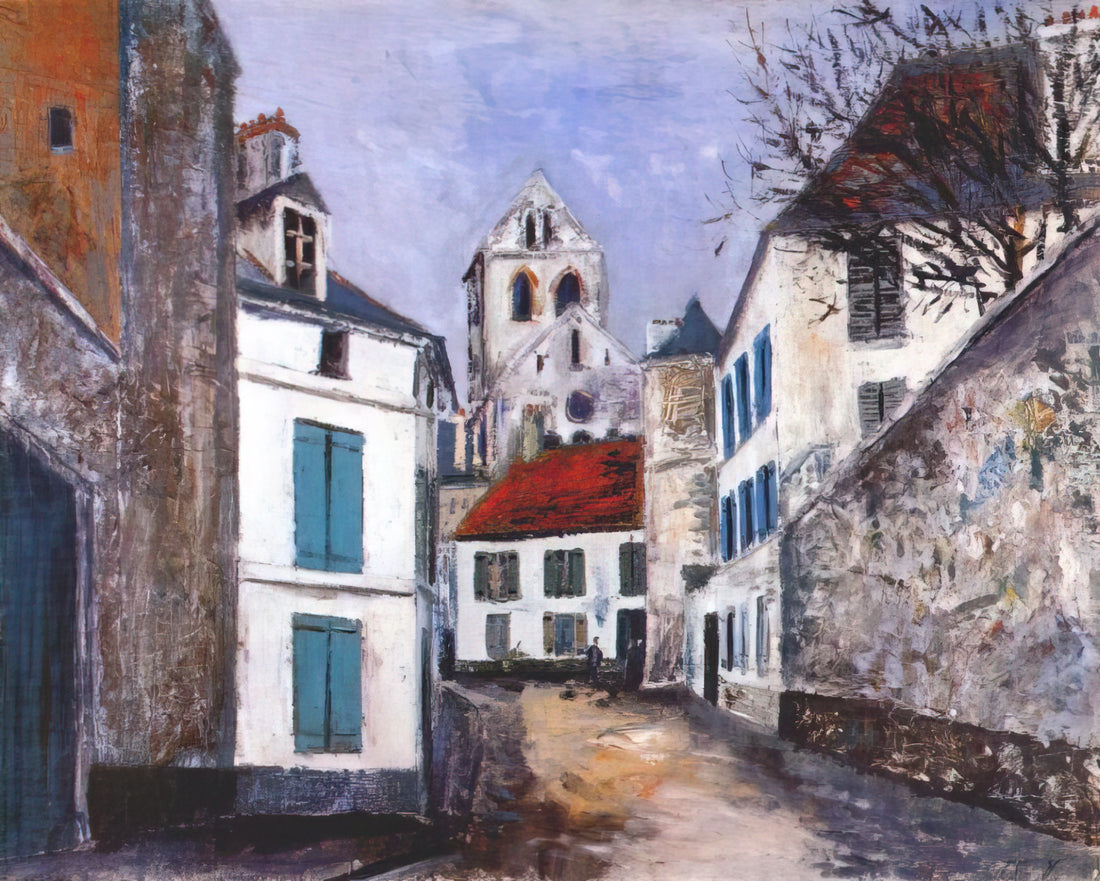Maurice Utrillo Lithograph Value: A Collector's Guide to Authenticity, Rarity, and Market Trends - VILLAGE STREET by Maurice Utrillo