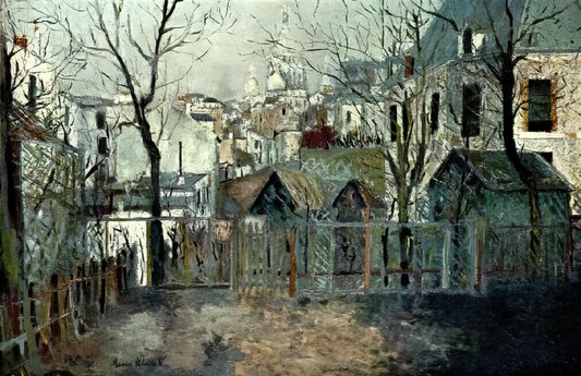 Maurice Utrillo Signed Prints: A Collector's Guide to Authenticity, Value, and Artistic Legacy - RENOIR S GARDEN by Maurice Utrillo