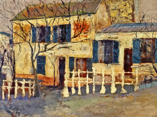 Maurice Utrillo's 'Le Lapin Agile': A Window into Montmartre's Bohemian Soul - LAPIN AGILE 1 by Maurice Utrillo