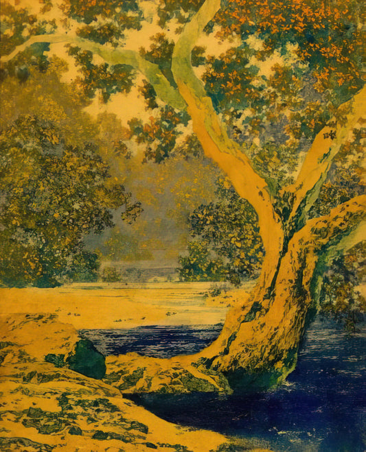 Maxfield Parrish Reproductions: A Collector's Guide to the Master of American Illustration - Study for Autumn Brook by Maxfield Parrish