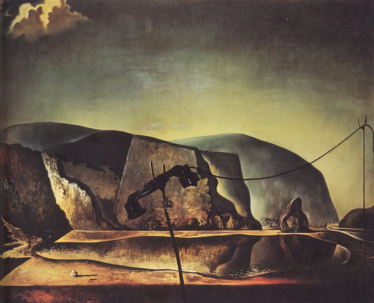 Metamorphosis of Narcissus Print: Salvador Dalí's Surrealist Masterpiece Decoded - MOUNTAIN LAKE by Salvador Dali