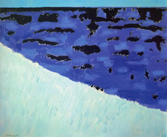 Milton Avery Gallery: A Journey Through the Quiet Master of American Modernism - Sea Grasses and Blue Sea - 1958 by Milton Avery