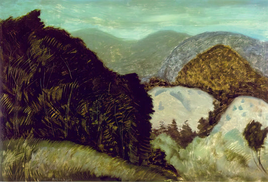Milton Avery: The Quiet Revolutionary of American Modernism - Vermont Hills - 1936 by Milton Avery