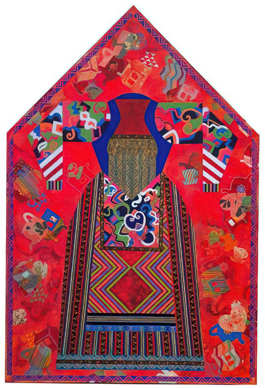 Miriam Schapiro Canvas: A Feminist Art Revolution in Material and Form - The Poet - Feminist Art, PD Pattern and Decoration by Miriam Schapiro