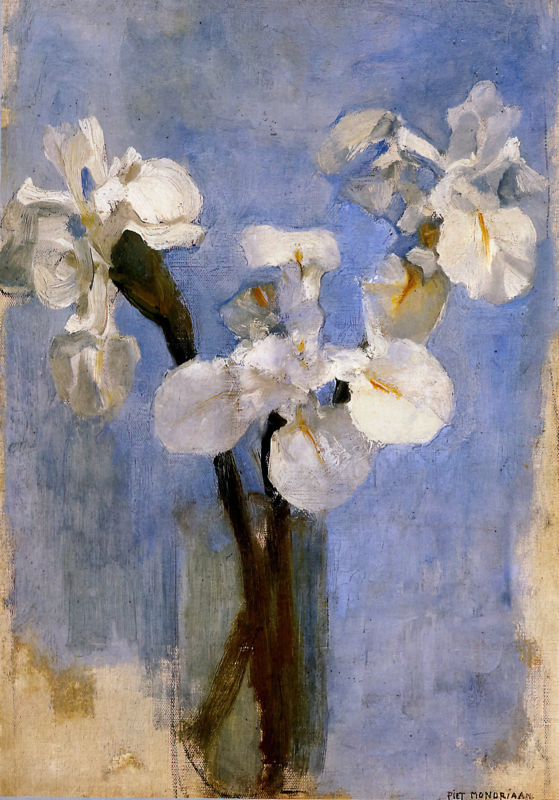 Modern Art Piet Mondrian: De Stijl, Abstraction, and Enduring Influence - Flowers Sun by Piet Mondrian