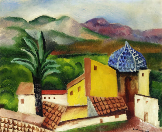 Moise Kisling Paintings for Sale: A Collector's Guide to the Polish Master of Montparnasse - SAGUNTO 1916 by Moise Kisling