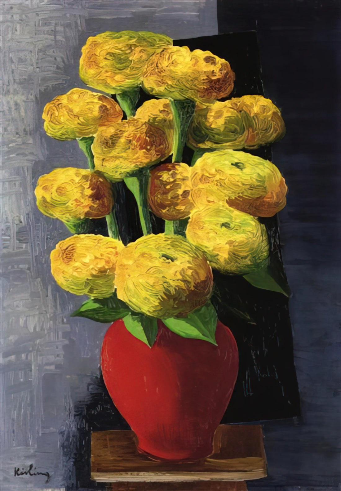 Moïse Kisling and Kiki de Montparnasse: The Portrait of a Bohemian Muse - FLOWERS AND SHELLS 1919 by Moise Kisling