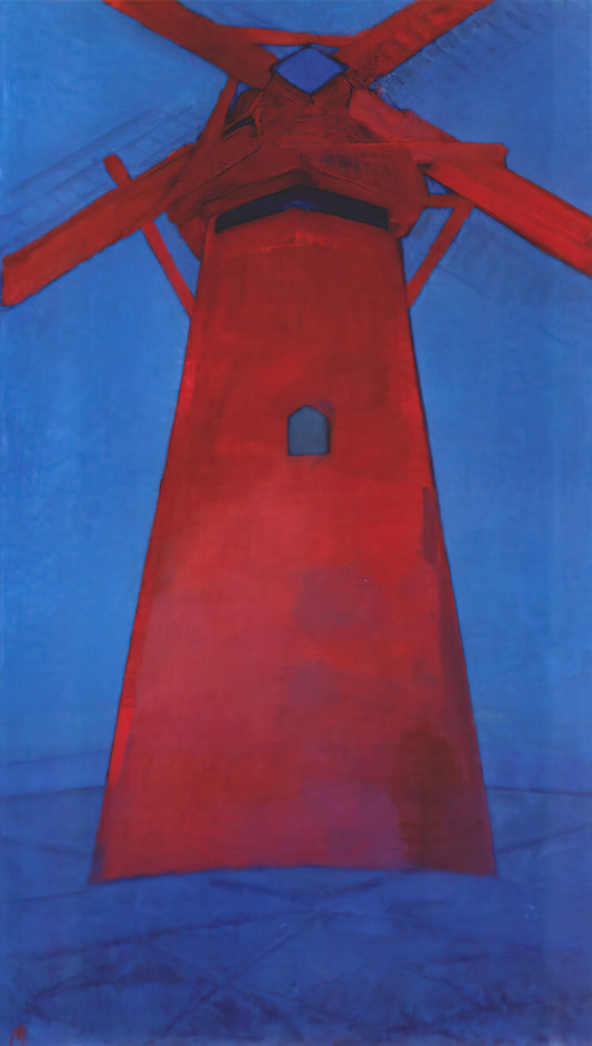 Mondrian Lithograph: Understanding Piet Mondrian's Print Legacy and Collecting Guide - The Red Mill by Piet Mondrian