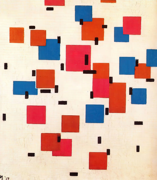 Mondrian Posters: The Enduring Appeal of De Stijl in Modern Decor - Composition in Color A by Piet Mondrian