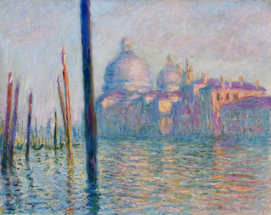 Monet Agapanthus Print: A Masterpiece of Late Impressionist Botanical Art - The Grand Canal in Venice 01 by claude monet