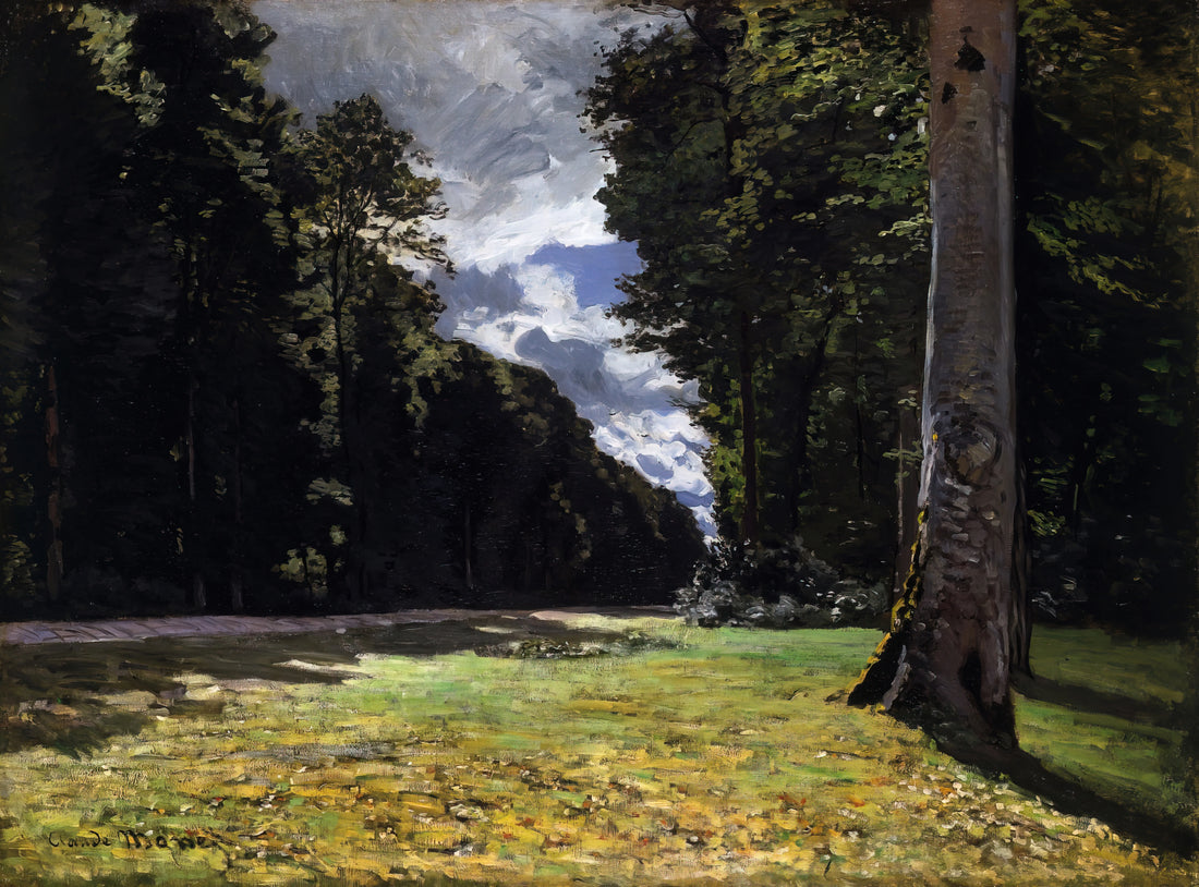Monet Art Posters: A Curated Guide to Impressionist Masterpieces for Your Home - The Pave de Chailly in the Fontainbleau Forest by claude monet