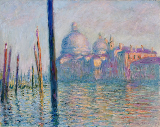 Monet Framed Canvas: Elevating Impressionist Art into Timeless Decor - The Grand Canal in Venice 01 by claude monet