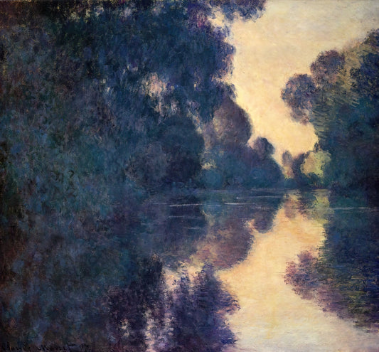 Monet Framed Paintings: A Curator's Guide to Displaying Impressionist Masterpieces - Morning on the Seine, Clear Weather by claude monet