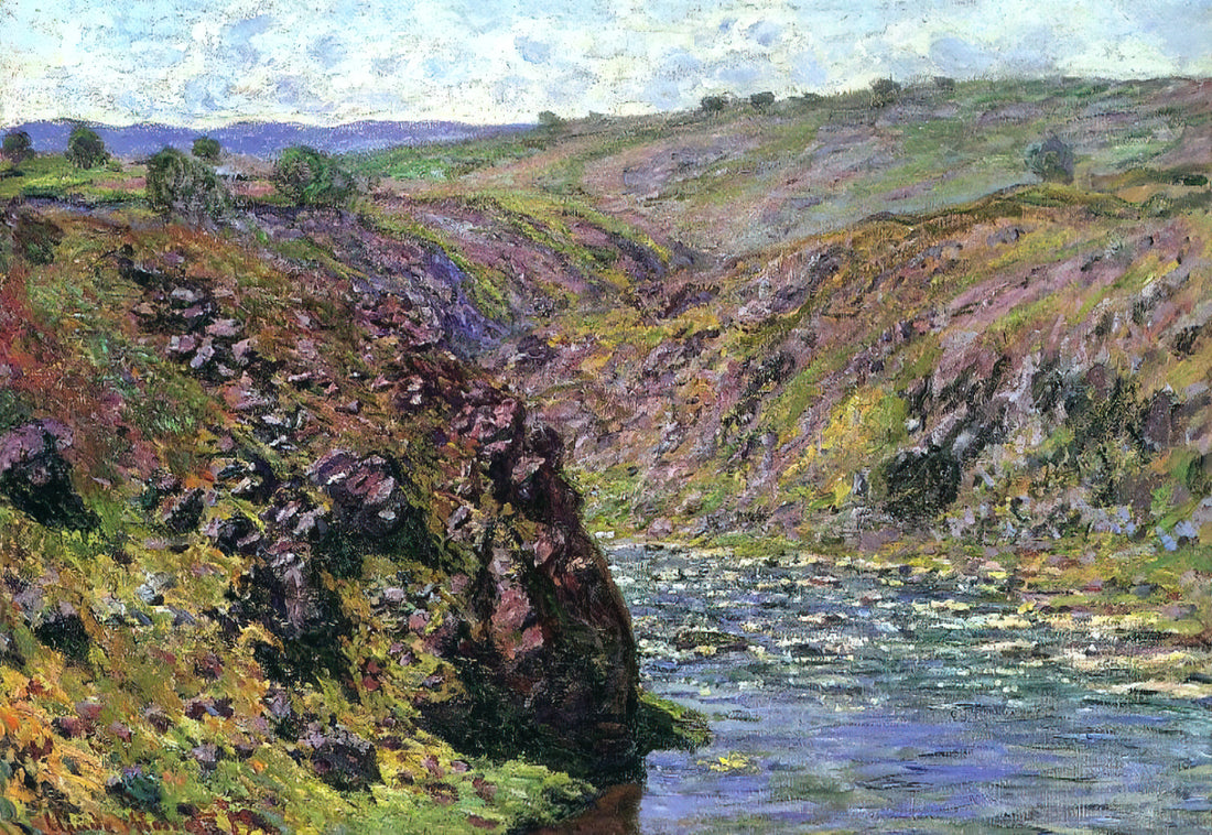 Monet Gallery: A Curated Journey Through the Master of Impressionism - Valley of the Creuse, Sunlight Effect by claude monet