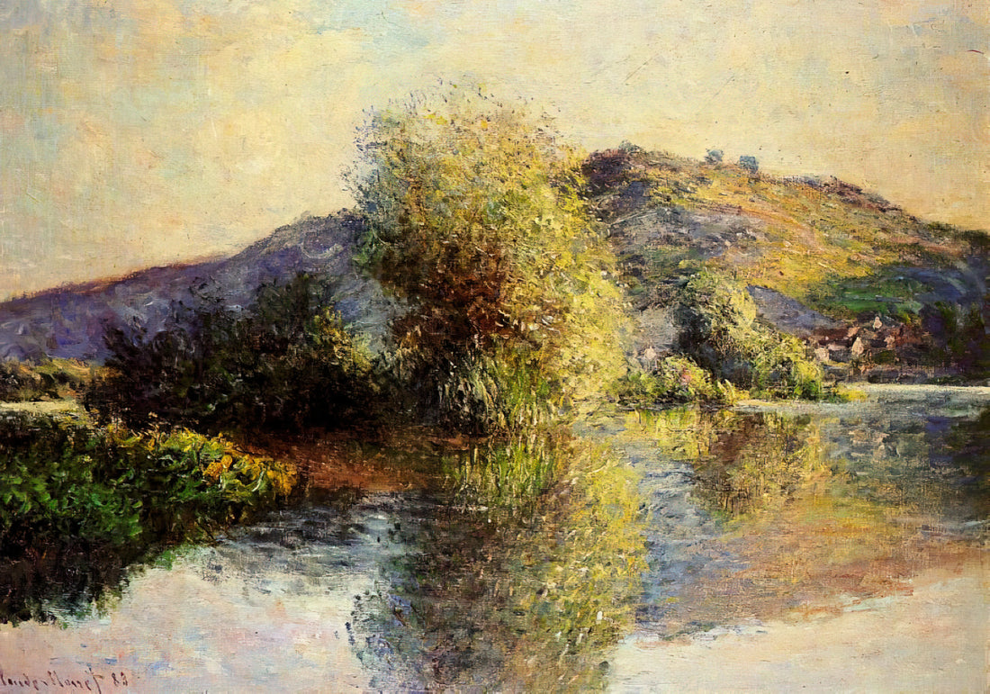 Monet Japonaise: How Japanese Art Transformed Claude Monet's Vision and Shaped Impressionism - Isleets at Port-Villez by claude monet