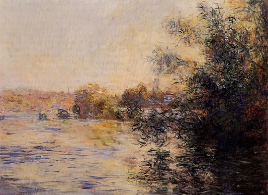 Monet Poster Art: Capturing Impressionism's Essence for Modern Spaces - Evening Effect of the Seine by claude monet