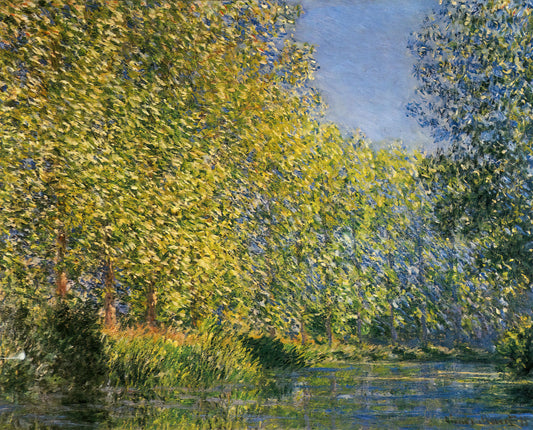 Monet Replica Paintings for Sale: A Curator's Guide to Authentic Impressionist Art Prints - Bend in the River Epte by claude monet