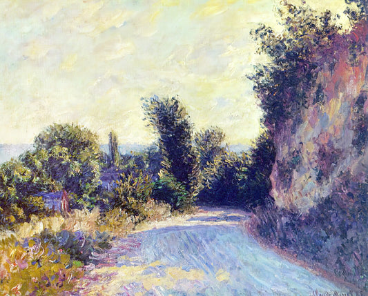 Monet Water Lilies Poster: The Ultimate Guide to Owning a Piece of Impressionist History - Road near Giverny 02 by claude monet