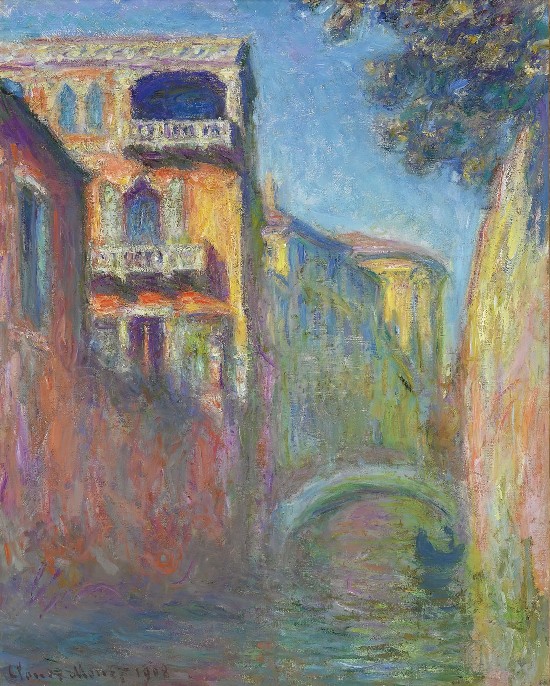 Monet's Belle Île Paintings: A Stormy Departure into the Sublime - Venice, Rio de Santa Salute by claude monet