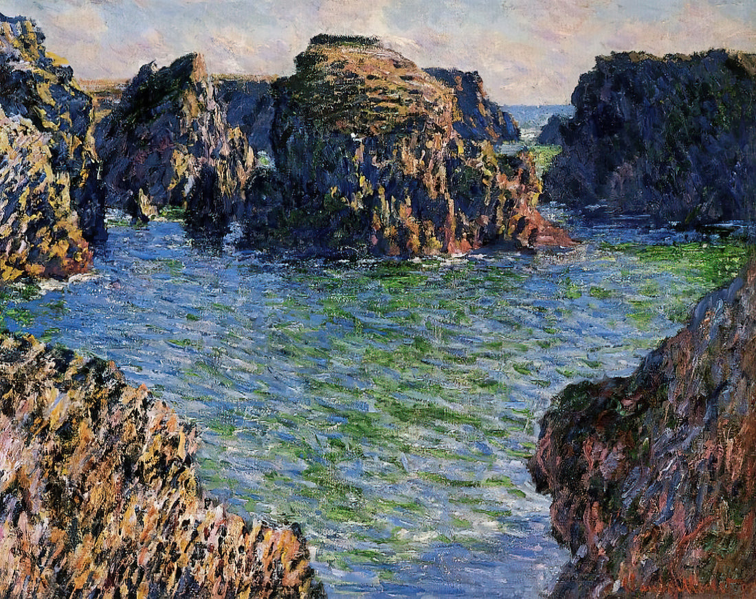 Monet's Water Garden: The Giverny Masterpiece That Redefined Impressionism - Coming into Port-Goulphar, Belle-Ile by claude monet