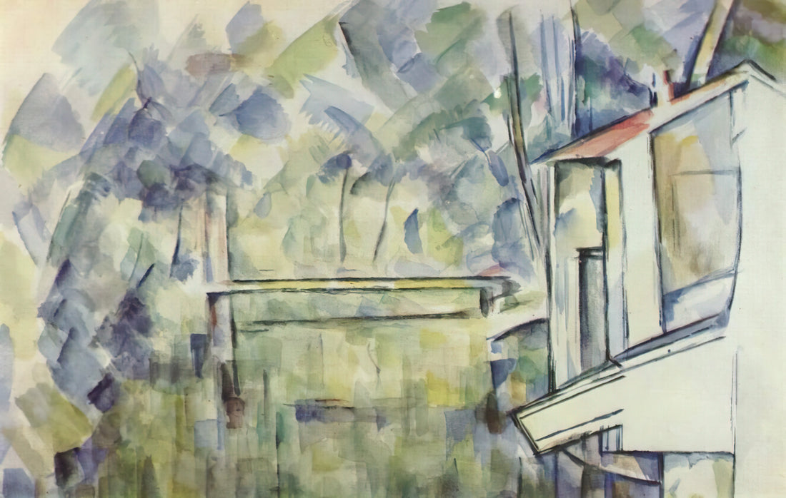 Mont Sainte-Victoire Paul Cézanne: A Mountain Transformed by Modern Vision - Mill on the River by Paul Cézanne