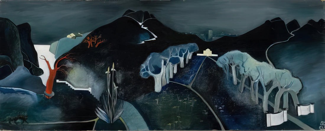 Moominvalley Toffle: Tove Jansson's Enigmatic Character and Artistic Legacy - Mysterious Landscape - 1930 by Tove Jansson