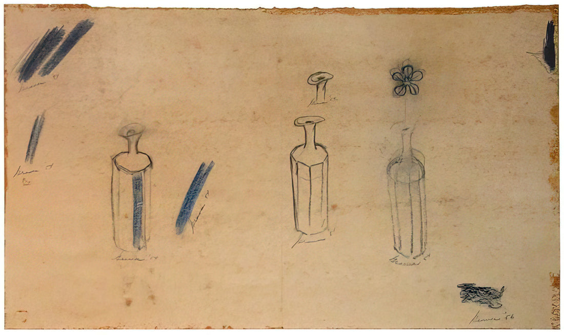 Morris Graves Prints: A Collector's Guide to the Visionary Northwest Mystic - Bottles and Flowers - 1956 by Morris Graves