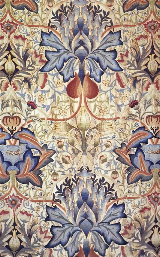 Morris & Co Design: The Enduring Legacy of William Morris's Arts and Crafts Vision - ACANTHUS EMBROIDERED PANEL 1890 by William Morris