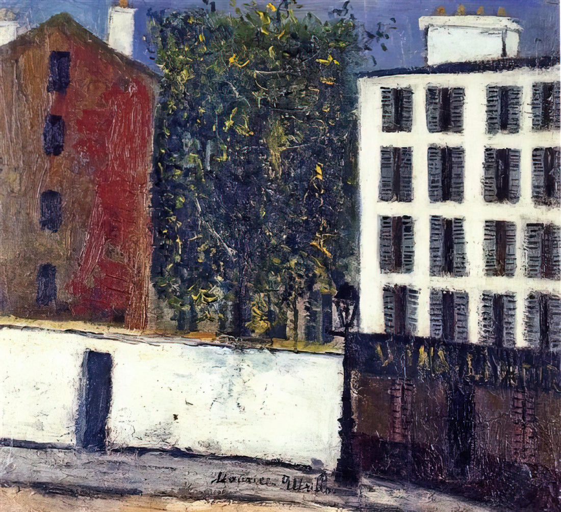 Moulin de la Galette Utrillo: A Masterpiece of Montmartre's Artistic Legacy - MONTMARTRE STREET by Maurice Utrillo