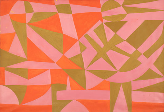 Movado Carmen Herrera: The Geometric Precision of a Modernist Master - Flight of Colors - 1949 by Carmen Herrera
