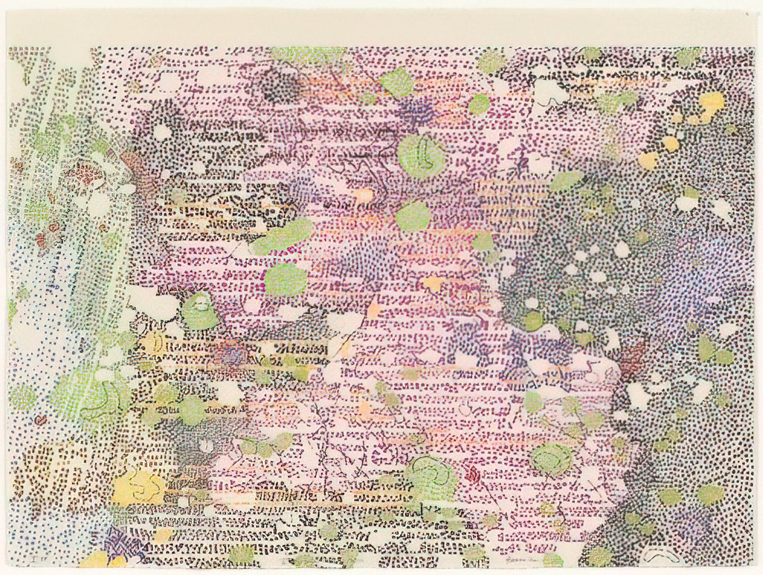 Nancy Graves Reproductions: A Collector's Guide to Her Sculptural and Visual Legacy - I Part of Sabine D Region, Southwest Mare Tranquilitatis from Lithographs Based on Geologic Maps of Lunar Orbiter and Apollo Landing Sites - 1972 by Nancy Graves