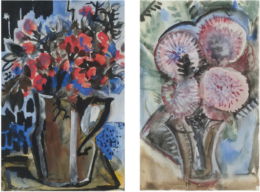 Natalia Goncharova Reproduction: A Guide to Acquiring Authentic Avant-Garde Art Prints - Still Life - Expressionism by Natalia Goncharova