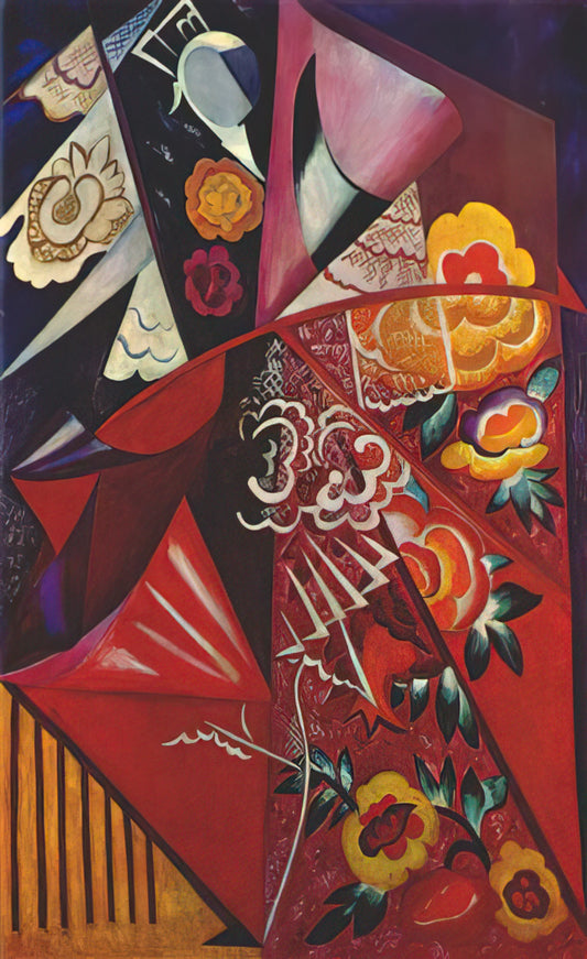Natalia Goncharova Reproductions: A Collector's Guide to the Russian Avant-Garde Master - Espagnole - 1914 by Natalia Goncharova