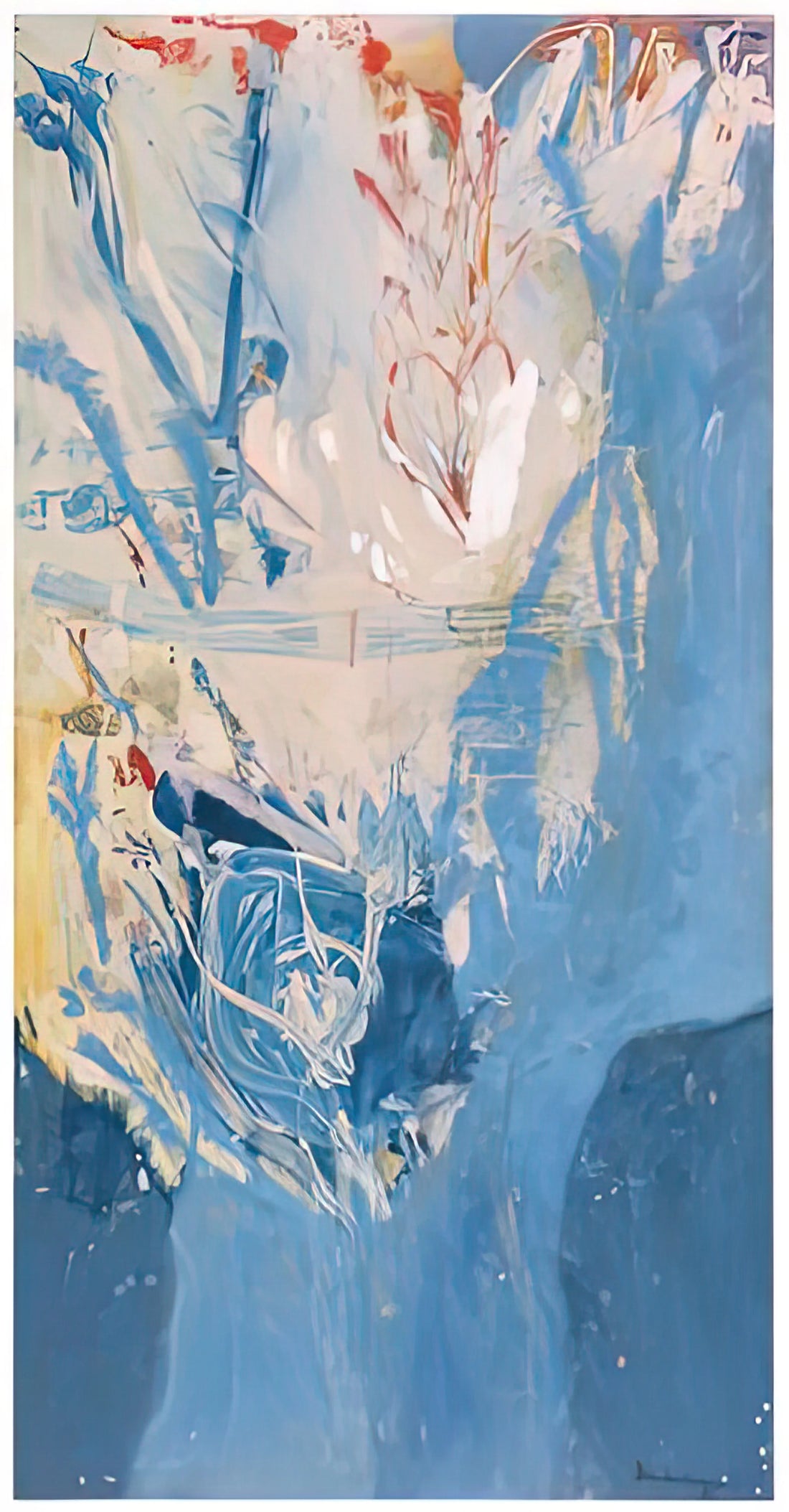 Nemerov and Frankenthaler: A Father-Daughter Legacy in American Art - Blue Territory, 1955- by Helen Frankenthaler
