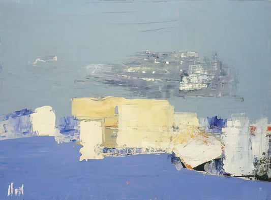 Nicolas de Staël Reproduction: Capturing the Essence of a Modern Master - Paysage méditerranéen - Art Informel by Nicolas de Stael