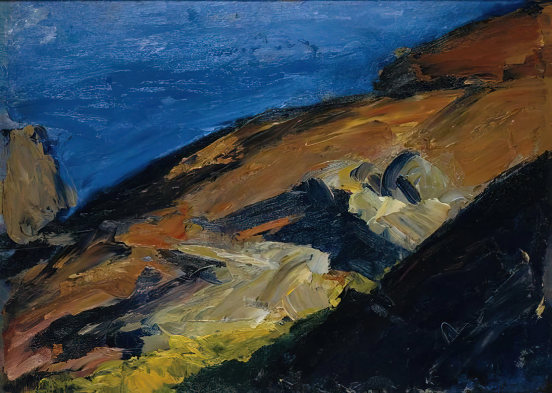 Nighthawk Painting Original: Decoding Edward Hopper's Iconic Masterpiece - Rocks and Shore by Edward Hopper