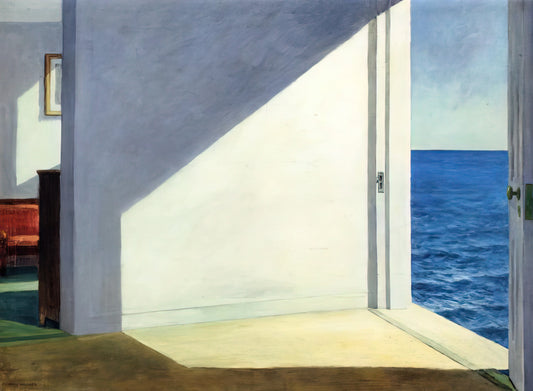 Nighthawk Quadro: Edward Hopper's Masterpiece of American Solitude - Rooms By The Sea by Edward Hopper