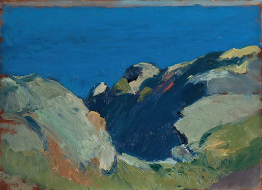 Nighthawks: Edward Hopper's Iconic Painting of Urban Solitude - Rocks and Sea by Edward Hopper